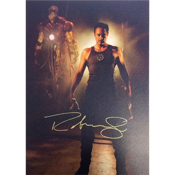 Iron Man Robert Downey Jr. facsimile signed movie photo