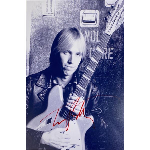 Tom Petty facsimile signed photo