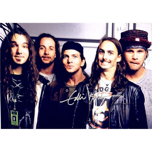 Pearl Jam Eddie Vedder facsimile signed  photo