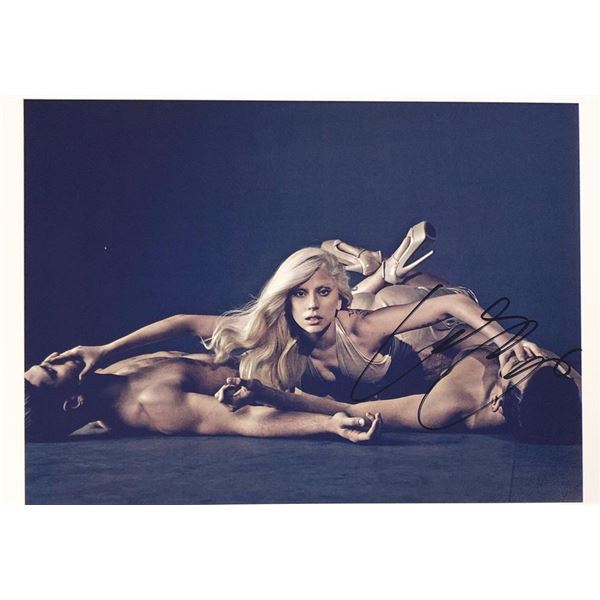 Lady Gaga facsimile signed  photo