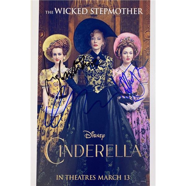 Cinderella cast facsimile signed movie photo