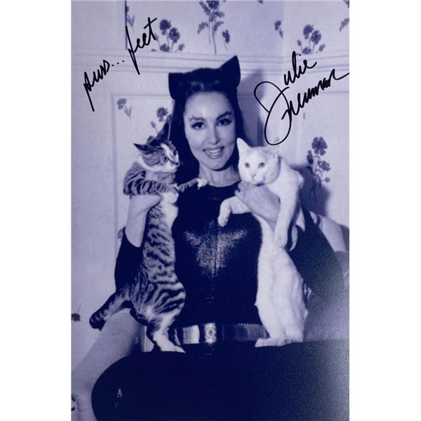 Batman's Catwoman Julie Newmar facsimile signed  photo