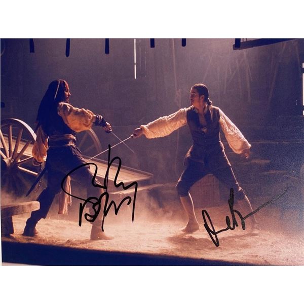 Pirates Of The Caribbean cast facsimile signedphoto