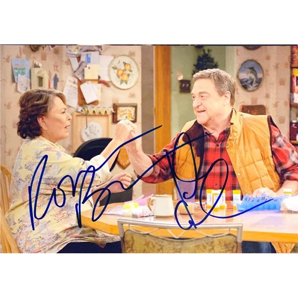 Roseanne cast facsimile signed photo