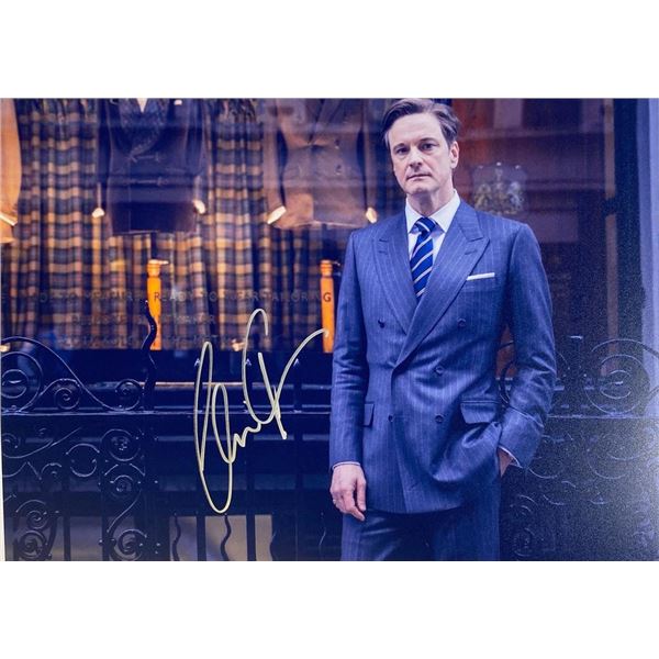 Kingsman Colin Firth facsimile signed  movie photo