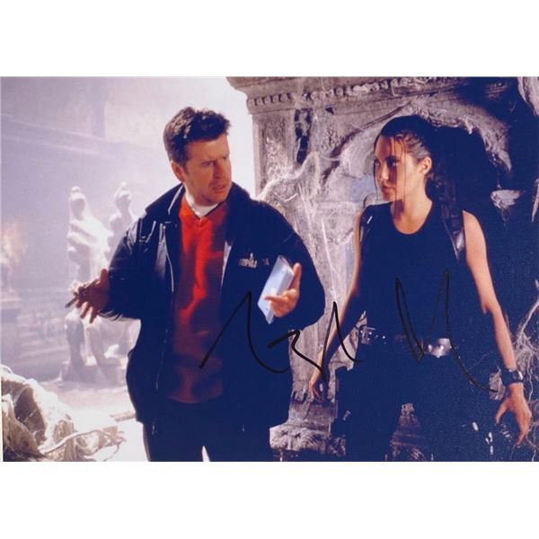 Lara Croft: Tomb Raider Angelina Jolie facsimile signed movie photo
