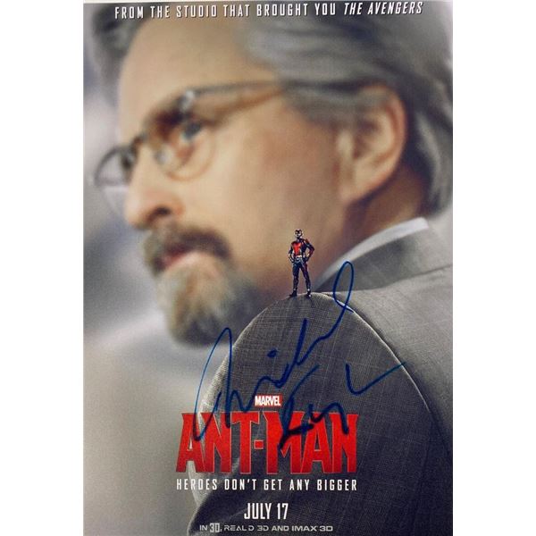 Ant-Man Michael Douglas facsimile signed movie photo
