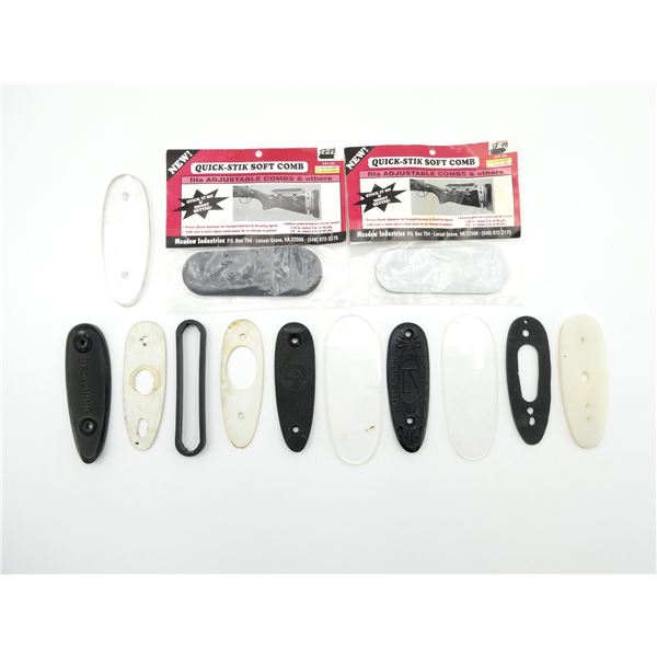 ASSORTED BUTT PLATE AND SPACER LOT