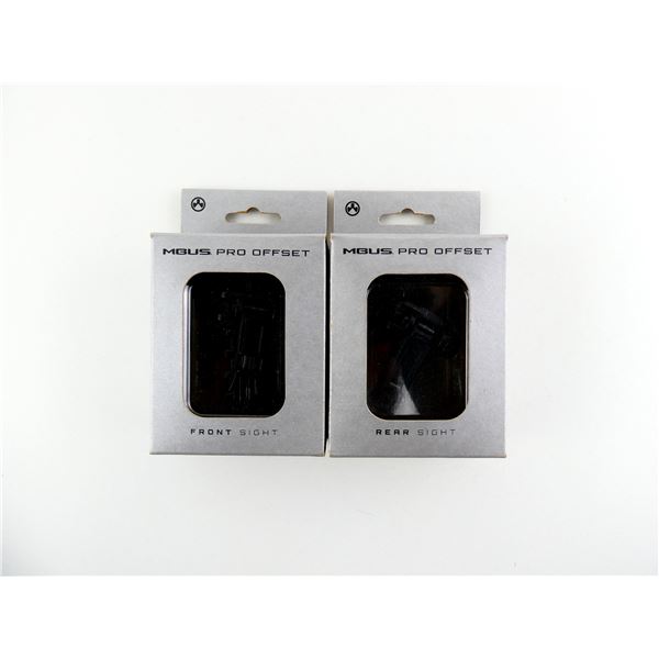 MAGPUL MBUS PRO OFFSET FRONT AND REAR SIGHT SET LOT