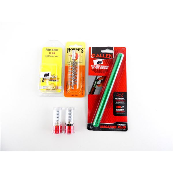 ASSORTED 12 GAUGE SHOT GUN ACCESSORIES LOT