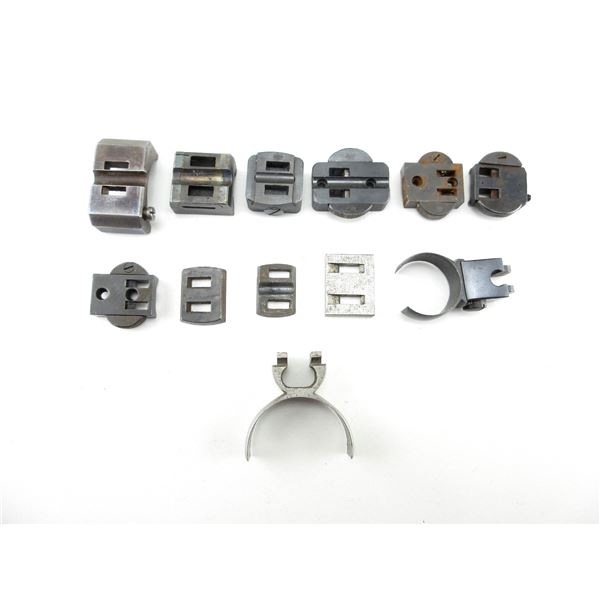 ASSORTED CLAW MOUNT BASES AND RINGS LOT