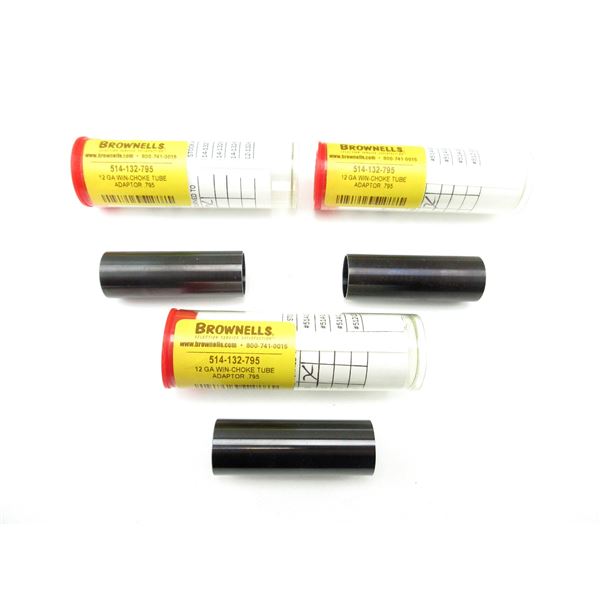 BROWNELL'S 12 GAUGE WIN-CHOKE ADAPTOR 0.795" LOT
