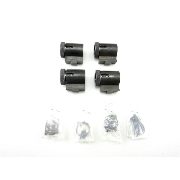 UNKNOWN FRONT GLOBE SIGHTS WITH INSERTS LOT