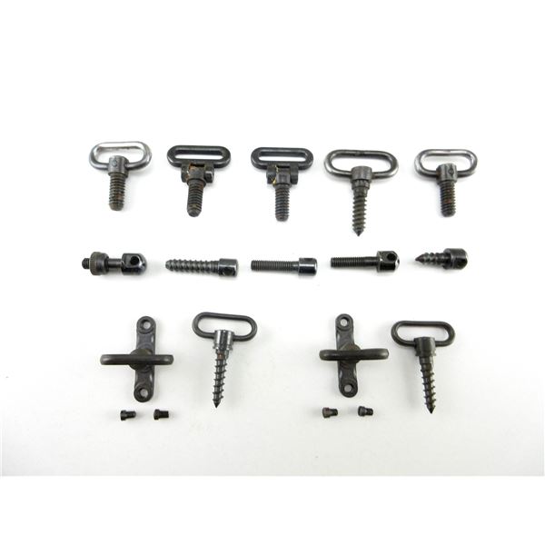 ASSORTED RIFLE / SHOT GUN SWIVELS AND STUD LOT