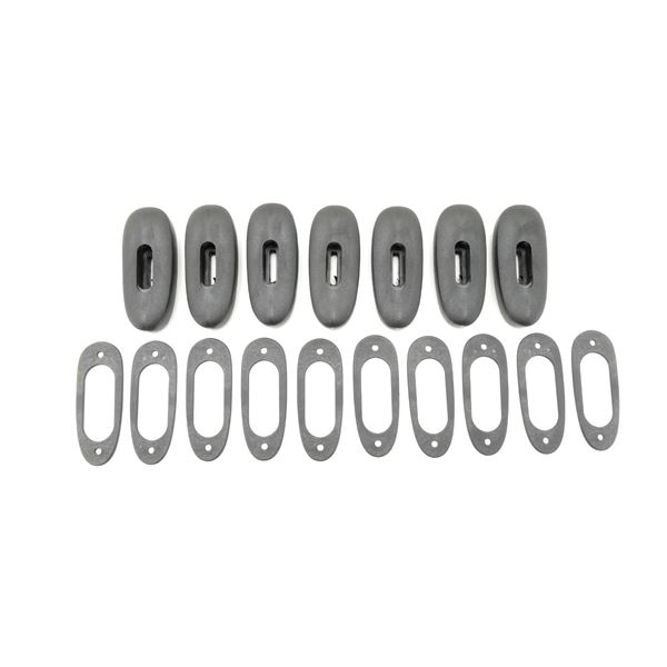 UNKNOWN BUTT PLATE AND SPACERS LOT