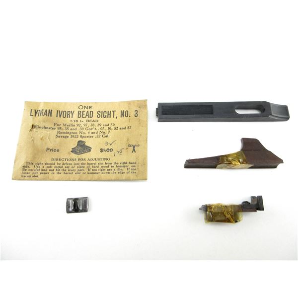 REMINGTON 788 FRONT / REAR SIGHT / ETC. LOT