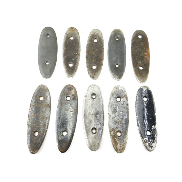 ASSORTED COOEY / UNKNOWN RIMFIRE BUTT PLATE LOT