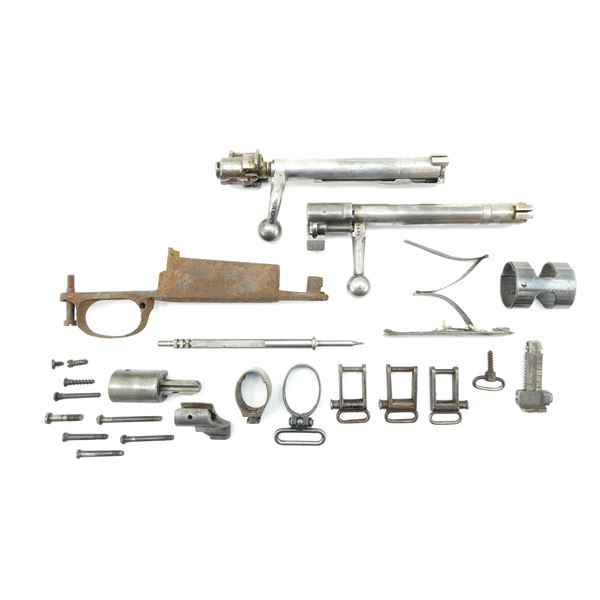 ASSORTED MAUSER RIFLE PARTS LOT