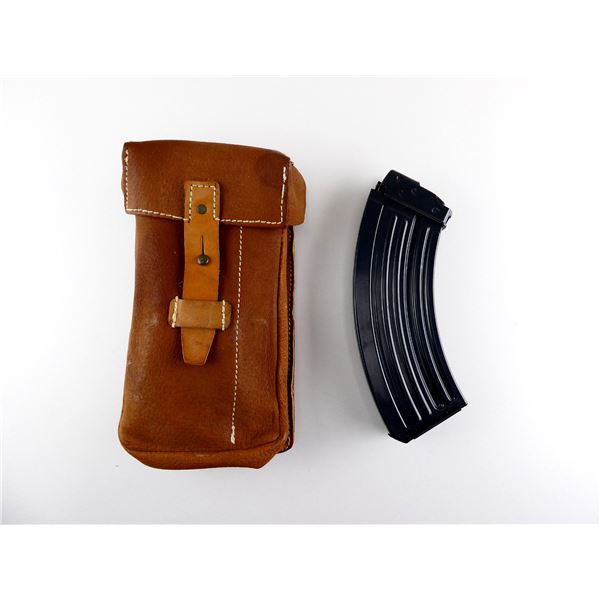 CZECH VZ 58 / 858 7.62X39MM MAGAZINE AND MAG POUCH LOT