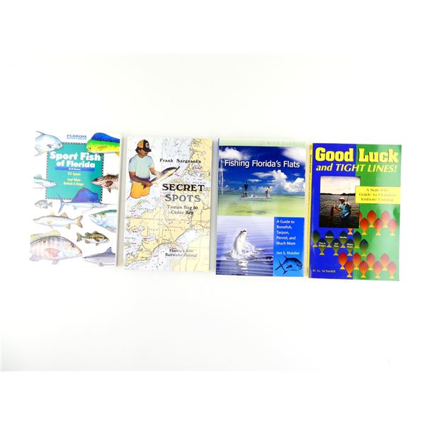ASSORTED FLORIDA FISHING BOOKS LOT