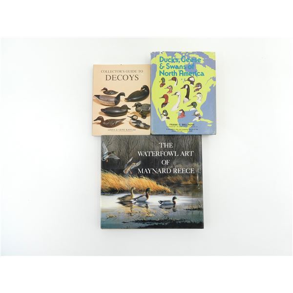 ASSORTED WATERFOWL AND DECOY BOOKS LOT