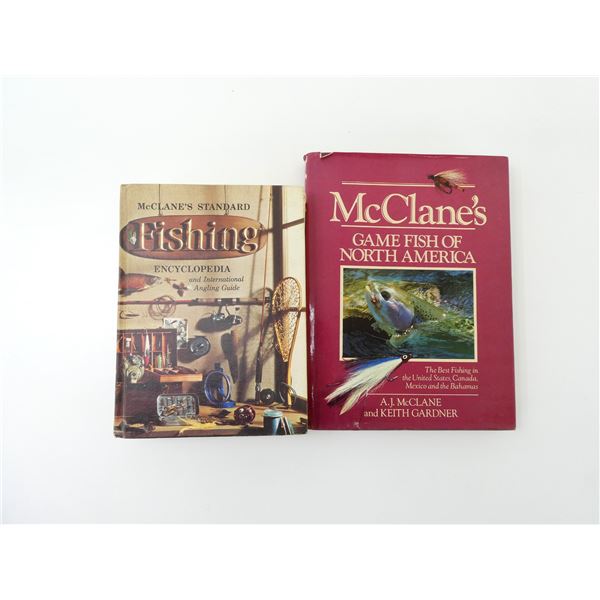 "MCCLANE'S STANDARD FISHING ENCYCLOPEDIA" AND "MCCLANE'S GAME FISH OF NORTH AMERICA" BOOKS LOT