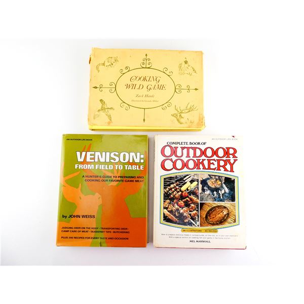 ASSORTED GAME COOKING BOOKS LOT