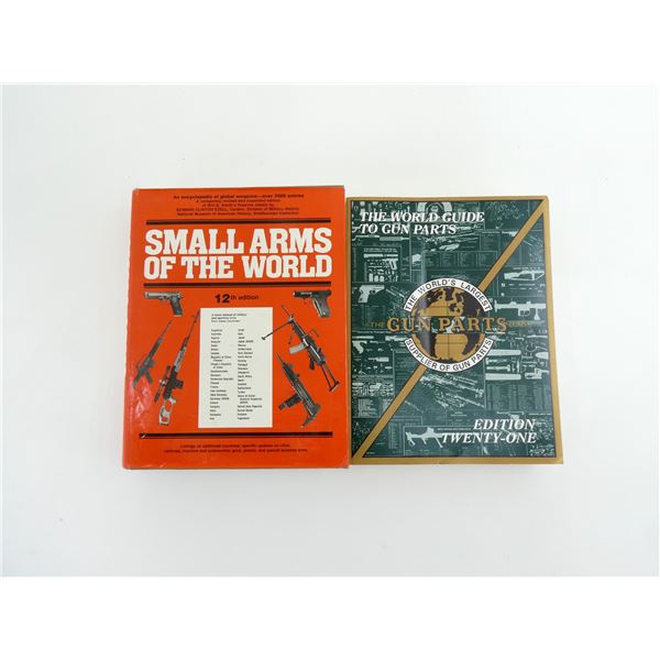 "SMALL ARMS OF THE WORLD" BOOK AND "THE WORLD GUIDE TO GUN PARTS" CATALOGUE LOT