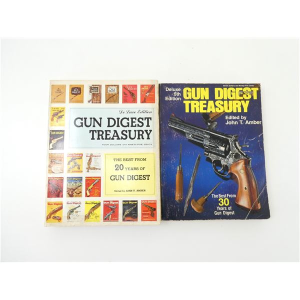 "GUN DIGEST TREASURY - THE BEST FROM 20 YEARS OF GUN DIGEST DELUXE EDITION" AND "GUN DIGEST TREASURY