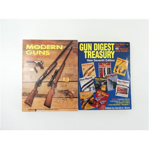 "GUN DIGEST TREASURY - THE BEST FROM 45 YEARS OF GUN DIGEST SEVENTH EDITION" AND "REVISED 3RD EDITIO