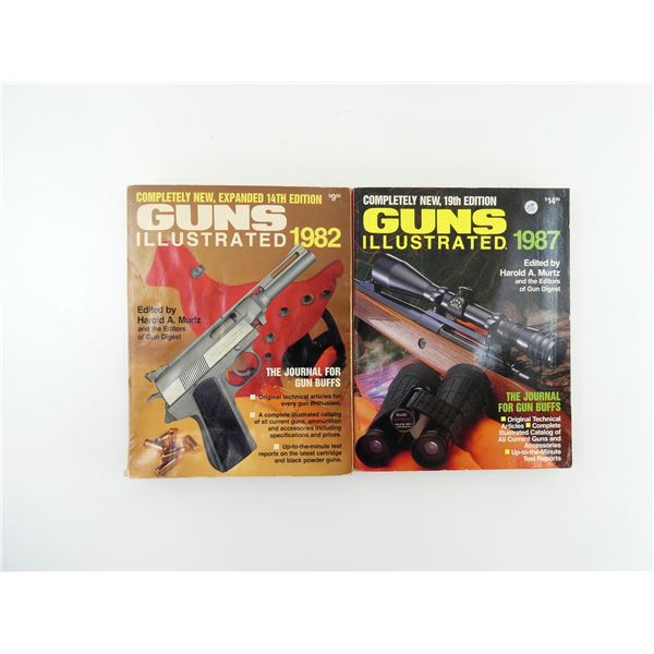 "14TH EDITION GUNS ILLUSTRATED 1982" AND "19TH EDITION GUNS ILLUSTRATED 1987" CATALOGUES LOT