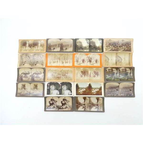 VINTAGE ASSORTED STEREO VIEWER CARDS LOT