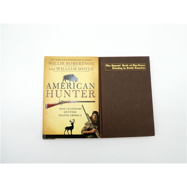 "THE EXPERTS' BOOK OF BIG-GAME HUNTING IN NORTH AMERICA" AND "AMERICAN HUNTER" BOOK LOT