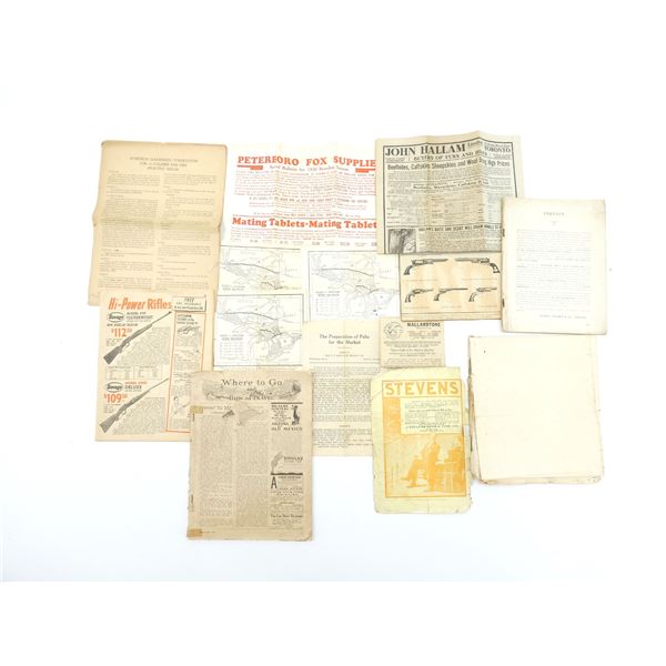 ASSORTED VINTAGE MAGAZINES / NEWSPAPER ARTICLES LOT