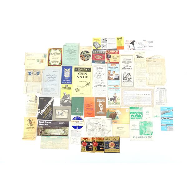 ASSORTED VINTAGE BROCHURES / POCKET BOOKS / ETC. LOT