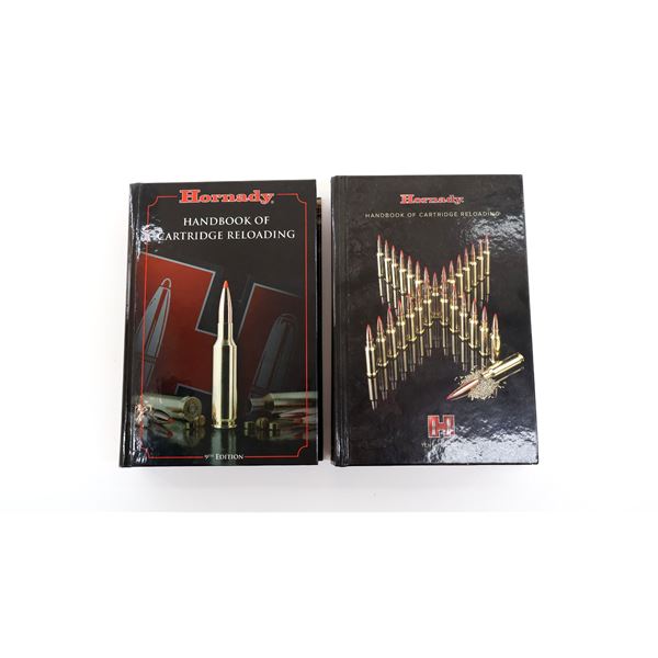 "HORNADY HANDBOOK OF CARTRIDGE RELOADING" NINTH AND TENTH EDITIONS LOT