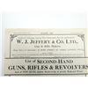 Image 4 : "JEFFERY'S GUNS, RIFLES AND GENERAL SHOOTING ACCESSORIES" AND "LIST OF SECOND-HAND GUNS, RIFLES & RE