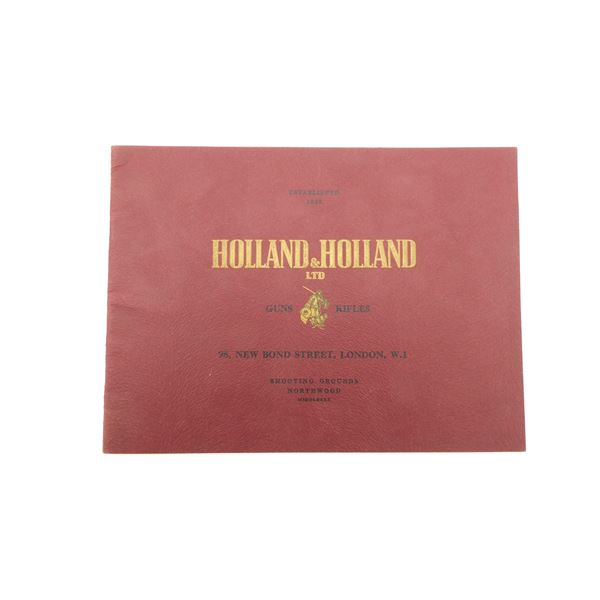 "HOLLAND & HOLLAND LTD. GUNS RIFLES"