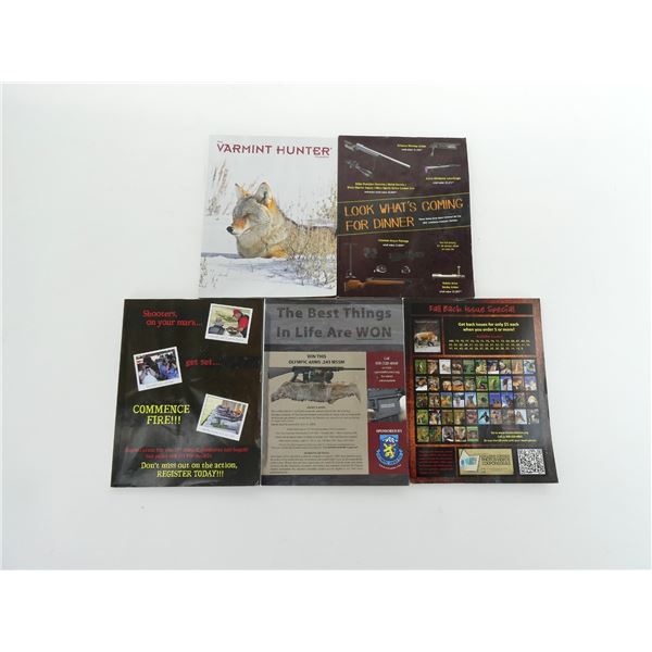 ASSORTED "THE VARMINT HUNTER" MAGAZINE SERIES 2010 / 2011 LOT