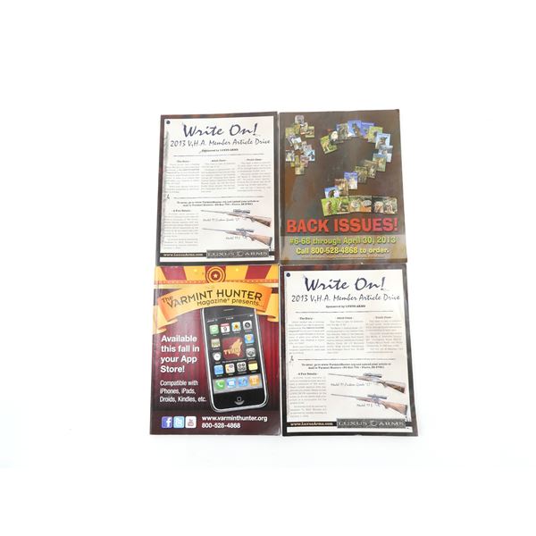 "THE VARMINT HUNTER" MAGAZINE SERIES WINTER-FALL 2013 LOT