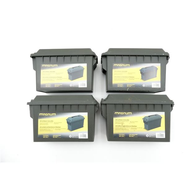 MAGNUM STORAGE DRY AMMO / STORAGE BOX LOT