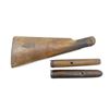 Image 1 : UNKNOWN SINGLE SHOT SHOTGUN BUTT STOCK AND ASSORTED FORENDS LOT