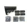 Image 1 : UNKNOWN AR-15 / M4 BUTT STOCK AND TUFFORCE RAIL COVERS LOT