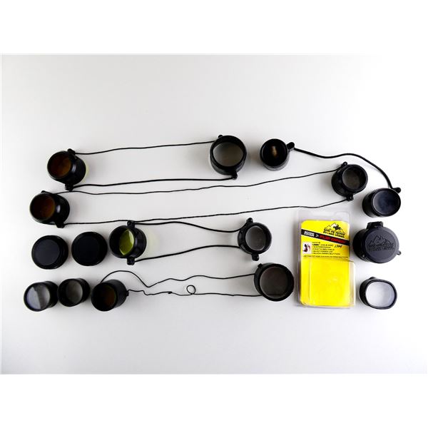ASSORTED SCOPE LENS COVERS LOT