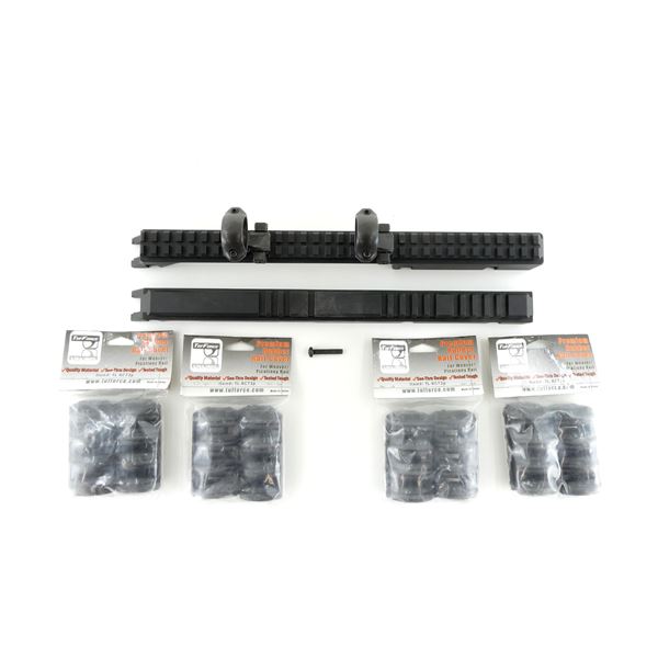 AK SL8 SCOPE RAILS AND RAIL COVERS LOT