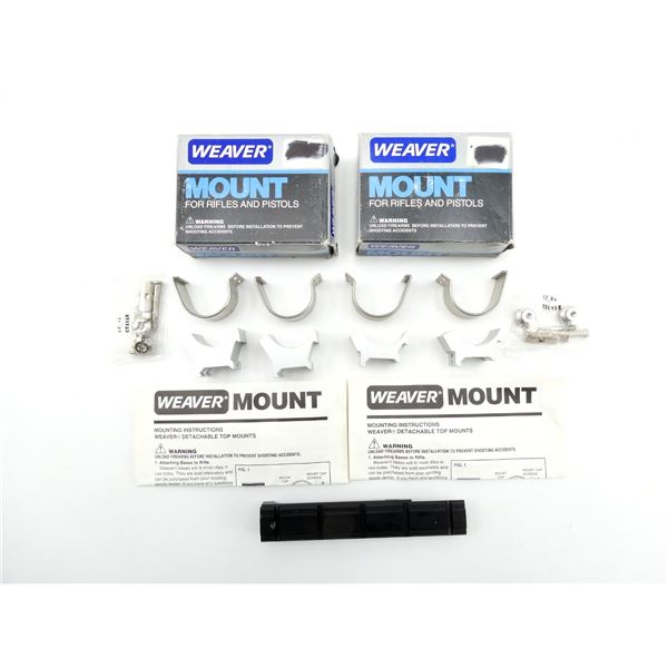 LEE ENFIELD NO. 1 MK III NO GUNSMITHING MOUNT AND WEAVER 30MM HIGH RINGS LOT