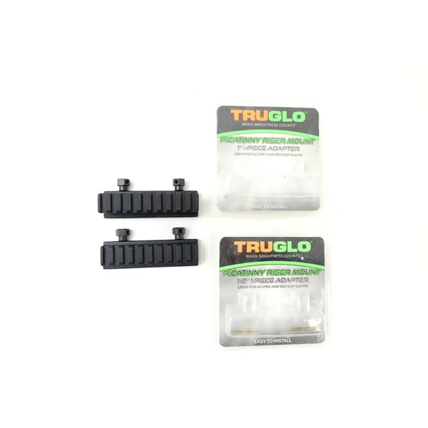 TRUGLO PICATINNY RISER MOUNTS LOT