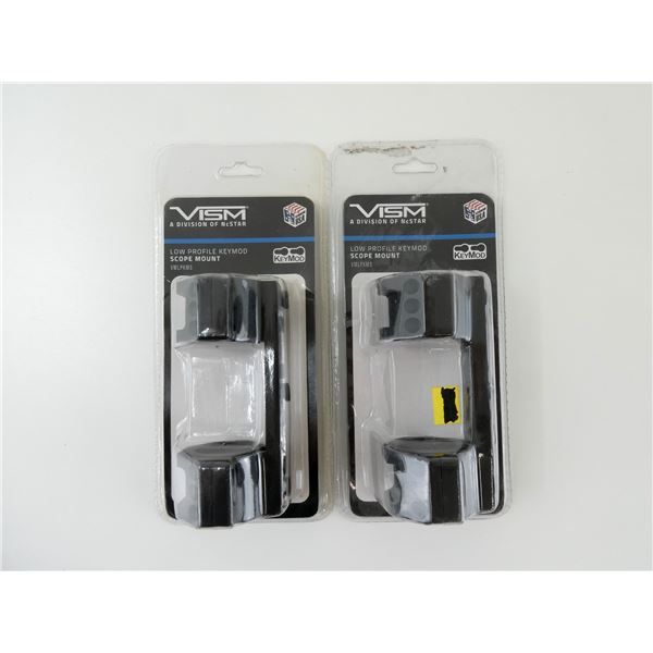 VISM LOW PROFILE KEYMOD SCOPE MOUNTS LOT