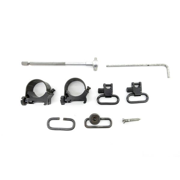 ASSORTED WEAVER SCOPE RINGS / SWIVELS / ETC. LOT