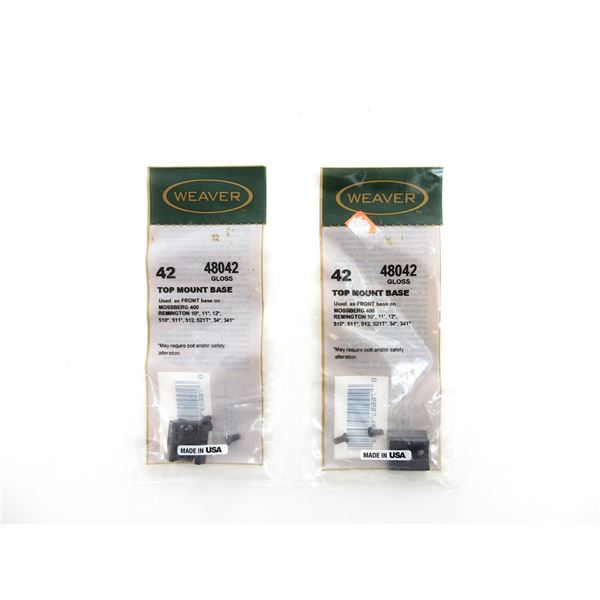 WEAVER #42 SCOPE BASE LOT